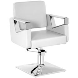 Physa - Physa Fauteuil Barbier Coiffure Chaise Coiffeur Physa Bristol White (Pompe Hydraulique, Hauteur Réglable 46-57 cm, Max 200 Kg, - 4250928683328_0