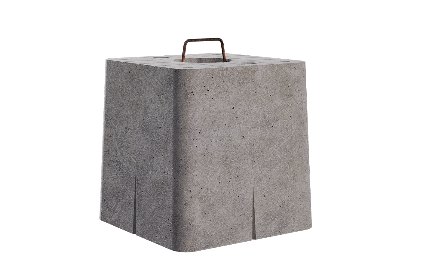 Semelle, Plot et Plot console en béton pour la réalisation d'un soubassement_0