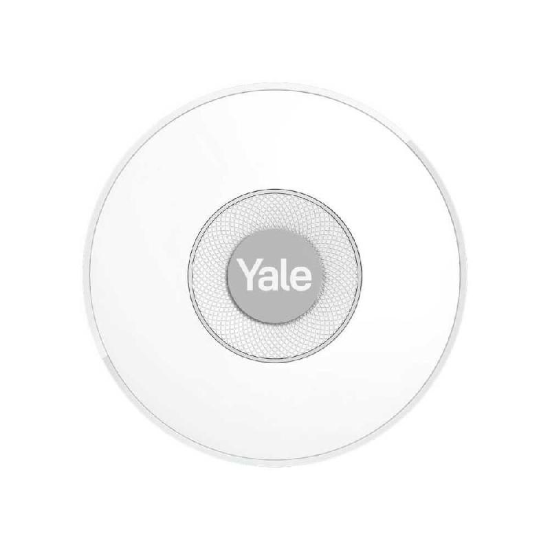 Sirène d'intérieur sans fil Alarme intelligente Plastique blanc 115 x 30 mm YALE - blanc YAL5052847131114_0