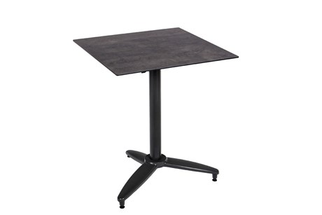 TABLE DE RESTAURANT NEO COMPACT DARK BÉTON 60 X 60 CM