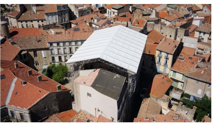 Toiture provisoire parapluie une protection efficace et un confort optimal contre les intempéries pour les chantiers de construction - Altrad_0