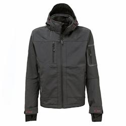 U-Power - Veste Softshell de travail grise foncée Stretch METROPOLIS Gris Foncé Taille S - S gris 8033546159774_0