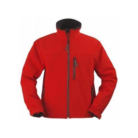 Veste rouge YANG Softshell respirante - COVERGUARD | 5YANR_0