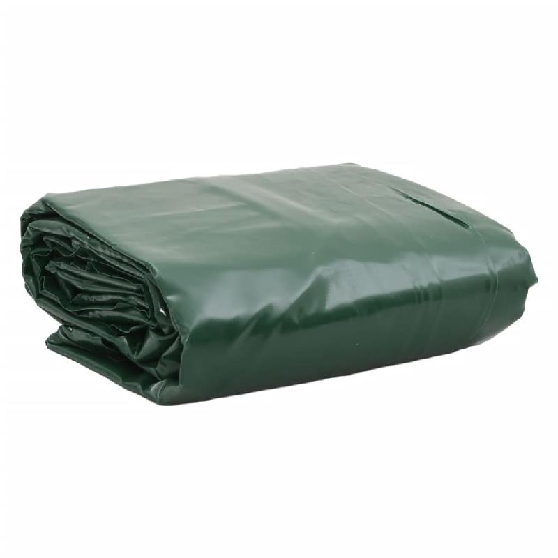 Vidaxl bâche vert 3,5x5 m 650 g/m² 156145_0