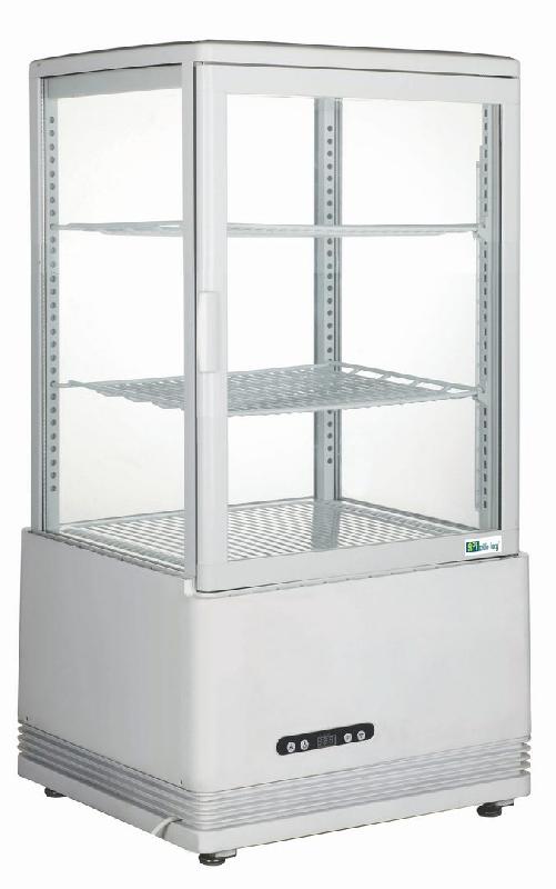 Vitrine à poser blanche 4 faces vitres 58l - RT-58L-3_0