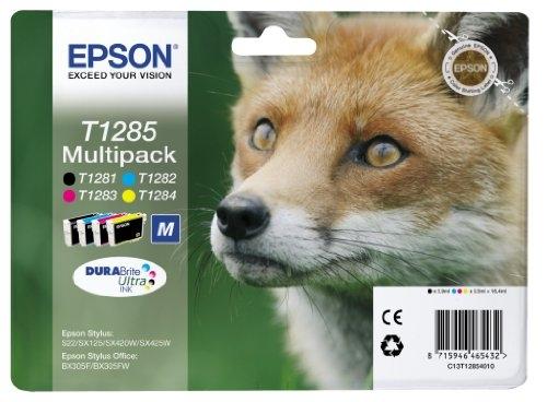 EPSON T1285 CARTOUCHE D'ENCRE D'ORIGINE DURABRITE ULTRA MULTIPACK NOIR_0