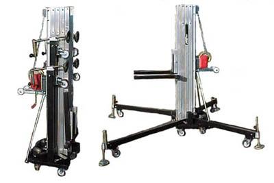 Élévateurs de théâtre Alp-lift TL - Hauteur max 7,45m - Capacité 300kg - Profilé aluminium breveté_0