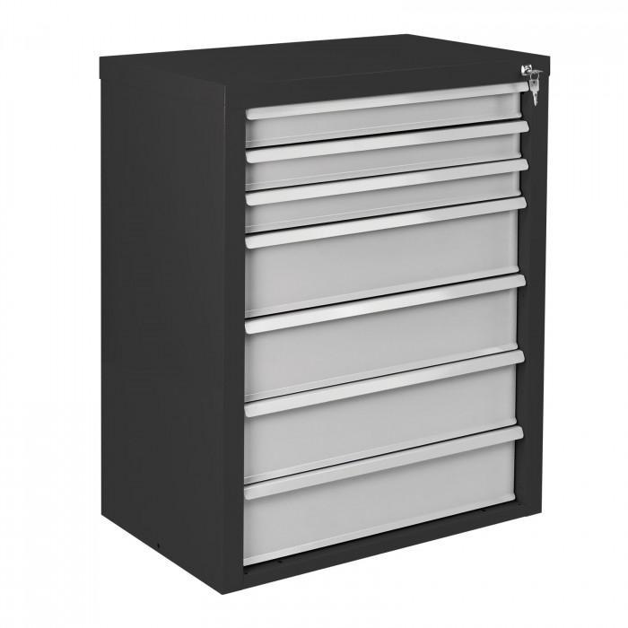 Armoire servante mammut 7 tiroirs - gris/anthracite_0