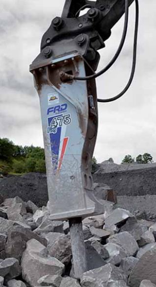 Brise-roches hydraulique FXJ375 - Porteur 25-42t - Poids opérationnel 2525 kg_0