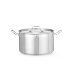 Casserole, moyenne - avec couvercle, HENDI, Profi Line, 15L, ø320x(H)190mm - inox 831601_0