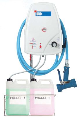 Cep2100apa0 - Centrale de nettoyage et désinfection - Gedo - Avec 10m de tuyau et accessoires HACCP_0