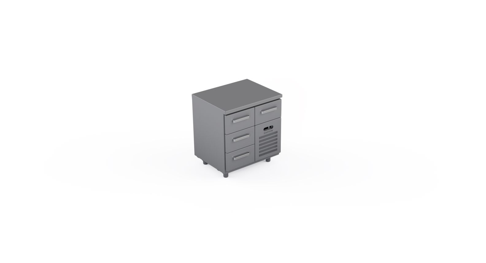 Comptoir réfrigéré en acier inoxydable -800 × 660 × 900 mm - CST-80-30_0