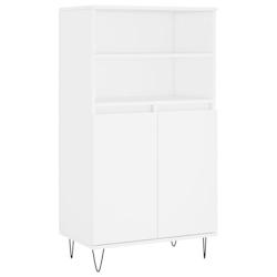 Helloshop26 - Buffet bahut commode armoire meuble de rangement organisateur cuisine salle de séjour salon haut 60 x 36 x 110 cm bois 02_0032469 - 300_0