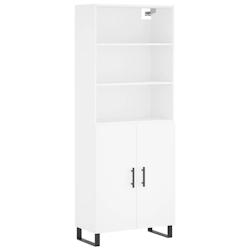 Helloshop26 - Buffet bahut commode armoire meuble de rangement organisateur cuisine salle de séjour salon haut 69,5 x 34 x 180 cm 02_0032681 - 300021_0