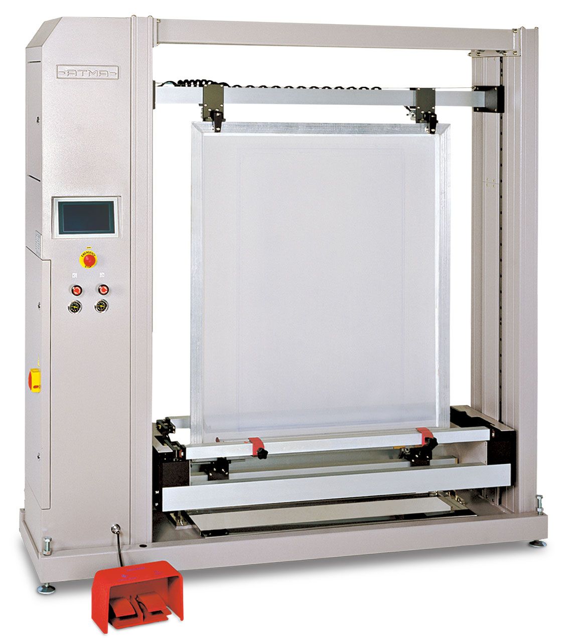 Machine d'enduction automatique d'écrans de sérigraphie - ATMA - format 80x100 à 200x300 cm et plus - enduction des deux faces simultanées_0