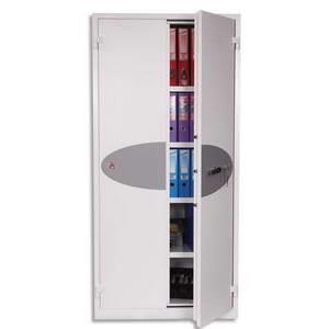 Phoenix armoire forte feu fire ranger 611 litres, serrure à clé - dimensions : l93 x h195 x p52 cm_0
