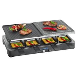 Raclette gril 2en1 8 personnes  RG 3518 Noir usage non-intensif Clatronic - CLA-RG3518_0