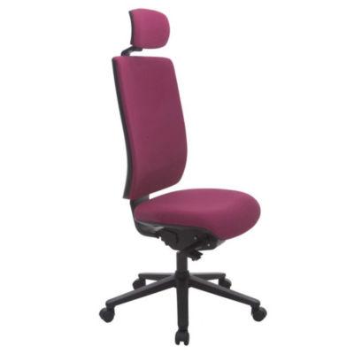 Siège de bureau Infinity 2 avec têtière Dossier 82 cm - Tissu rose Pink_0