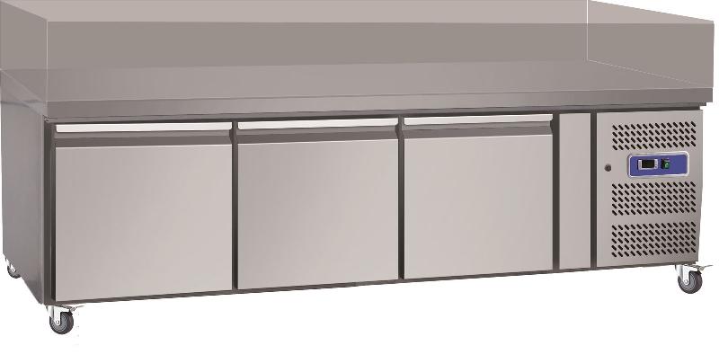 Soubassement réfrigéré -2/+8°C avec 3 portes GN 1/1 de 255L - Modèle U-GN3100TN_0