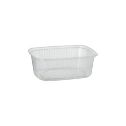 Starpak Boîte d'emballage, PP rectangulaire 200 ml 3,9 cm x 8,1 cm x 10,8 cm (1000 unités) PAPSTAR - transparent 82046_0