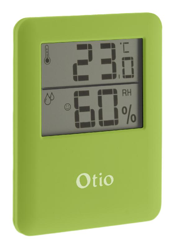Thermomètre / Hygromètre intérieur magnétique - Vert - Otio_0
