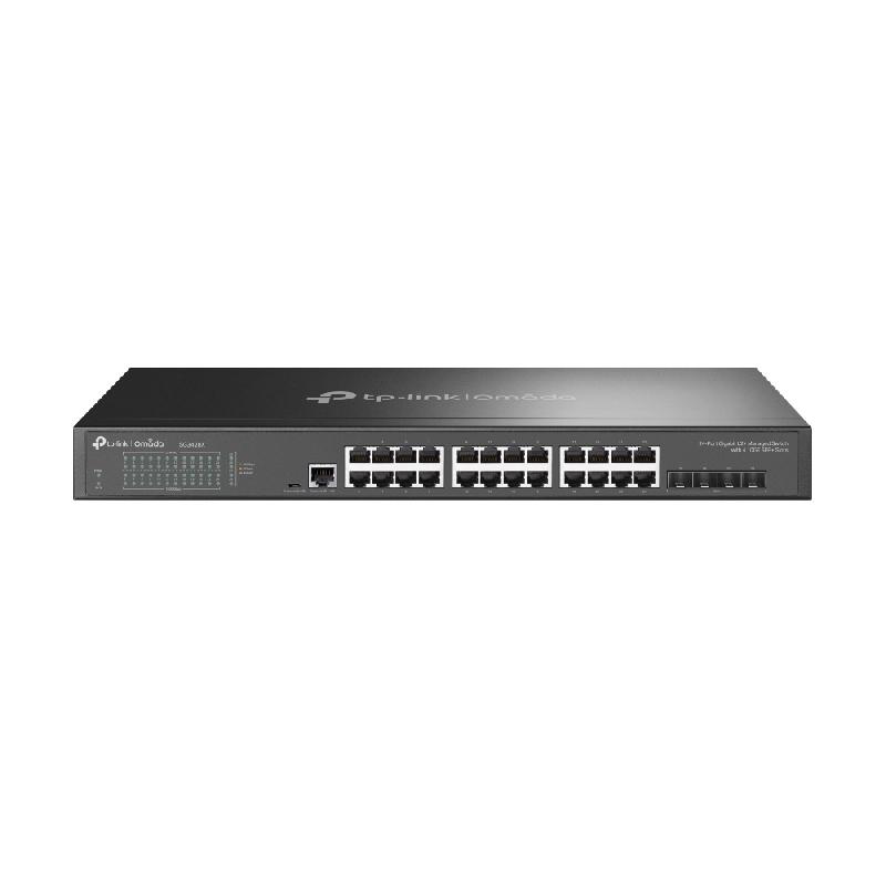 TP-Link Omada SG3428X commutateur réseau Géré L2+/L3 Gigabit Ethernet (10/100/1000) 1U Noir_0