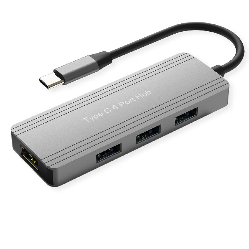 VALUE Hub USB 3.2 Gen 1, 4 ports, type C_0