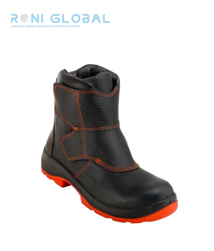 Botte de sécurité soudeur S3 HI-3 HRO WG SRC - VOLCA Gaston Mille - Résistance à la chaleur et aux projections de métal_0