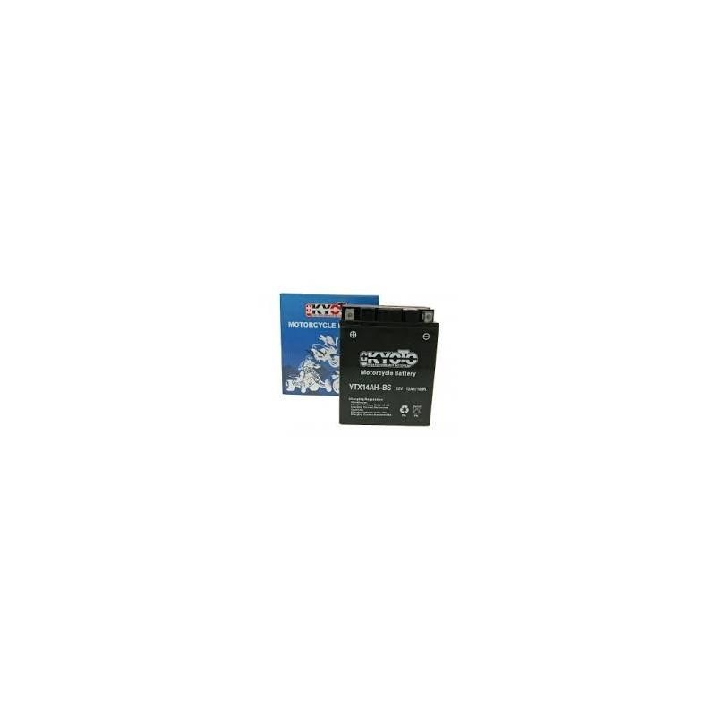 YTX14AH-BS Batterie moto 12V 12Ah - Sans entretien - Marque KYOTO ou équivalente_0