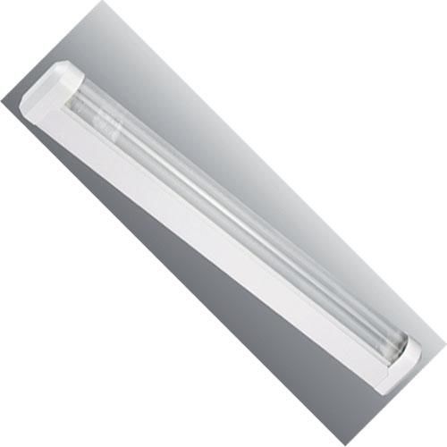 Applique fluo fixe salle d'eau 230V 36W - Aluminium laqué blanc - Sans interrupteur Ondine - Classe II IP44 IK07_0