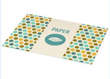 Bloc-notes Desk-Mate® 99 x 210 mm avec couverture - 1/3 A4 blanc, 50 feuilles, papier vierge 80 g/m²_0