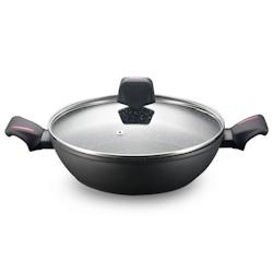 Casserole avec 2 poignées 28 cm Noir   RLFSC28 usage non-intensif Royalty Line - 5407011640167_0