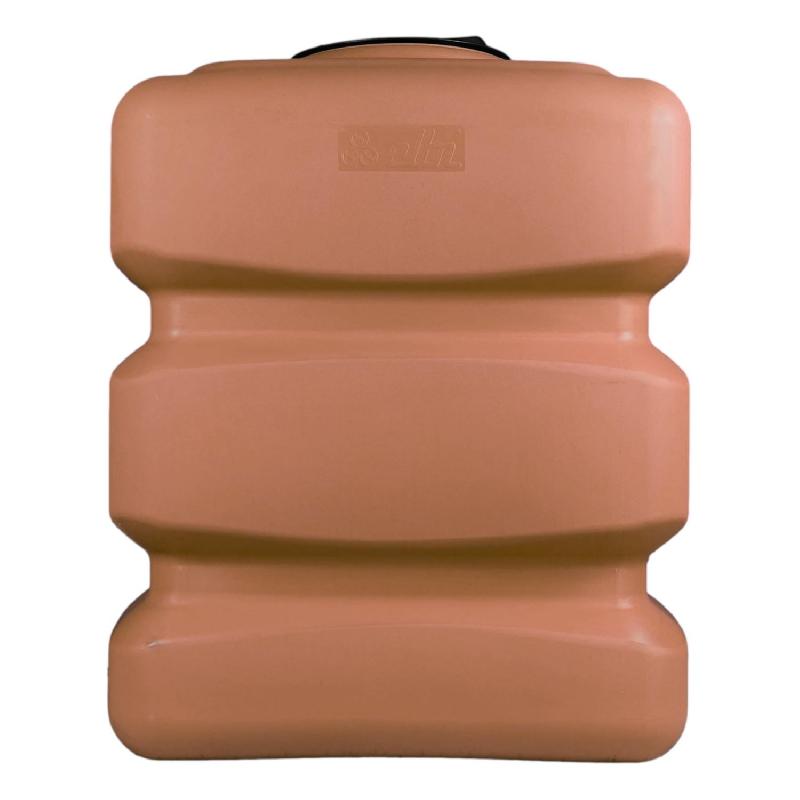 Cuve 500l Aérienne De Récupération D'eau - Réservoir Compact Terracotta - Elbi Cpn500_0
