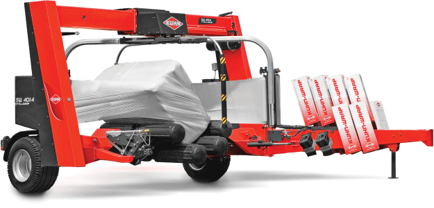 Enrubanneuse agricole SW 4014 - KUHN - hybride pour balles rondes et carrées, AUTOLOAD et INTELLIWRAP_0