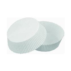 FHC - 1 000Pcs - Caissette papier de cuisson ronde blanche ingraissable H25mm - blanc papier FHC209CPB1201_0