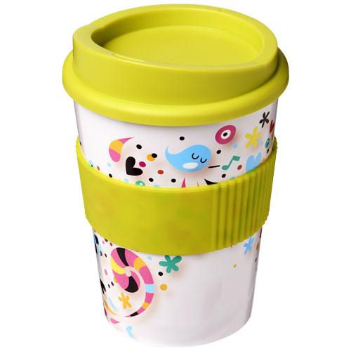 Gobelet Brite-Americano Medio 300 ml - Isotherme avec bandeau antidérapant en silicone - Fabriqué au Royaume-Uni_0