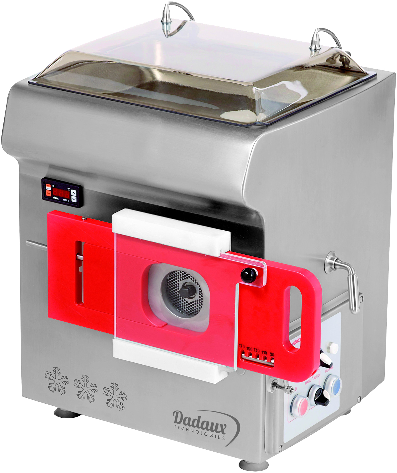 Hachoir réfrigéré professionnel Dadaux - Modèle Zircon - Inox 18/10 - Système Unger_0