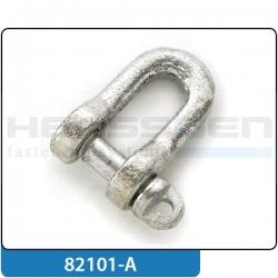 Manille droite 82101-a - acier vz - SWL/WLL 100 daN - pour travaux en hauteur et arrimage_0