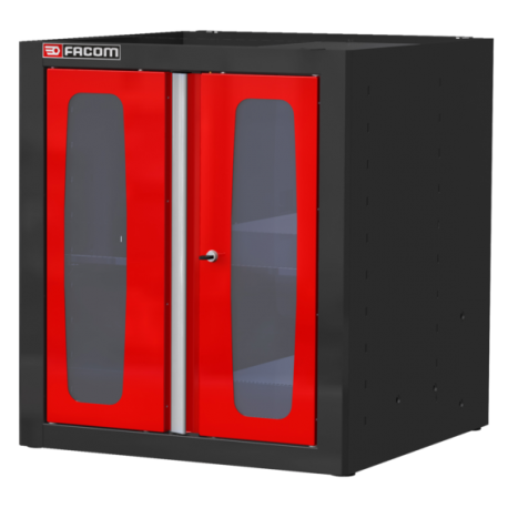 Meuble bas Jetline + | simple portes vitrées - FACOM FRANCE | JLS2-MBSPV_0