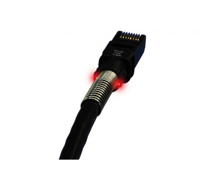 Patchsee PCI6-DPF-32 - Cordon RJ45 Catégorie 6A U/FTP LSOH Noir - 9,7 m - Repérage lumineux - Sécurité haute densité_0
