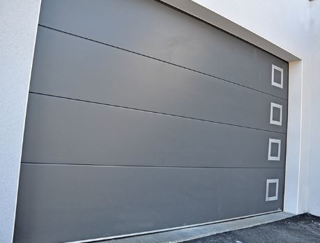 Porte de garage sectionnelle anti-effraction adaptée aux maisons individuelles et immeubles collectifs - Modèle personnalisable_1