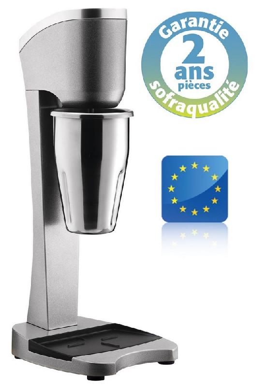 Shaker électrique professionnel - bol inox 1L - noir - alimentation monophasé 230V - 34012N_0