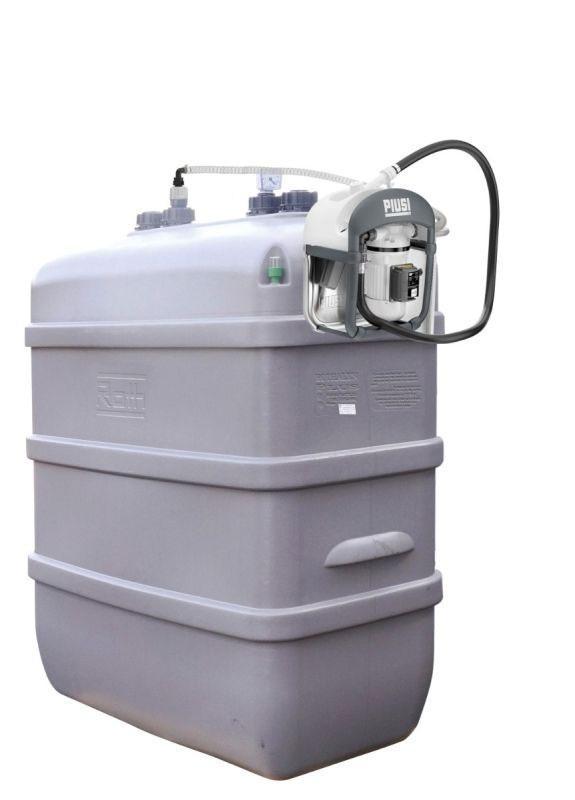 Station double paroi AdBlue® - 1 500 L - Polyéthylène haute densité - CEMO - Réf. 91843_0