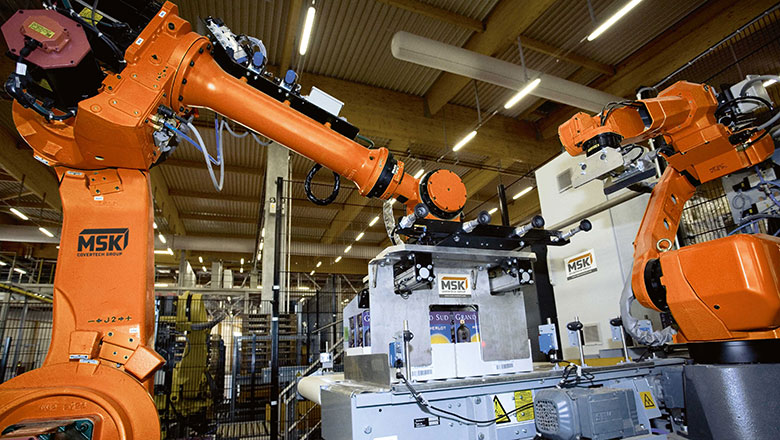 Système de palettisation MSK Robotech pour l'industrie logistique - robot modulaire et flexible_0