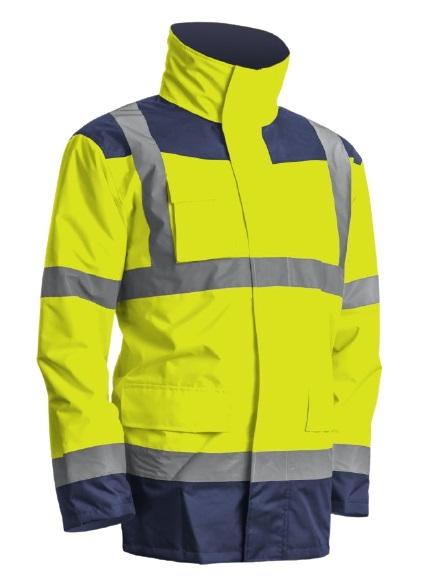 Veste kanata pu hi-viz 3m jaune fluo/marine tm - COVERGUARD - 7kanym - 745018_0