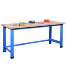 Établis 1200 kg - Pieds d'échelle en acier plié - Plateau hêtre multiplis 40mm ou stratifié 37mm_0