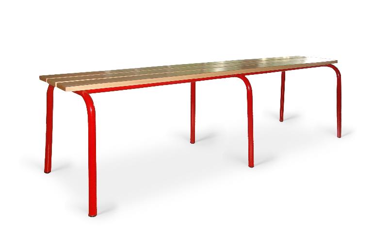 Banc pour école en bois Thales - robuste, esthétique, sans dossier, empilable, garanti 10 ans_0