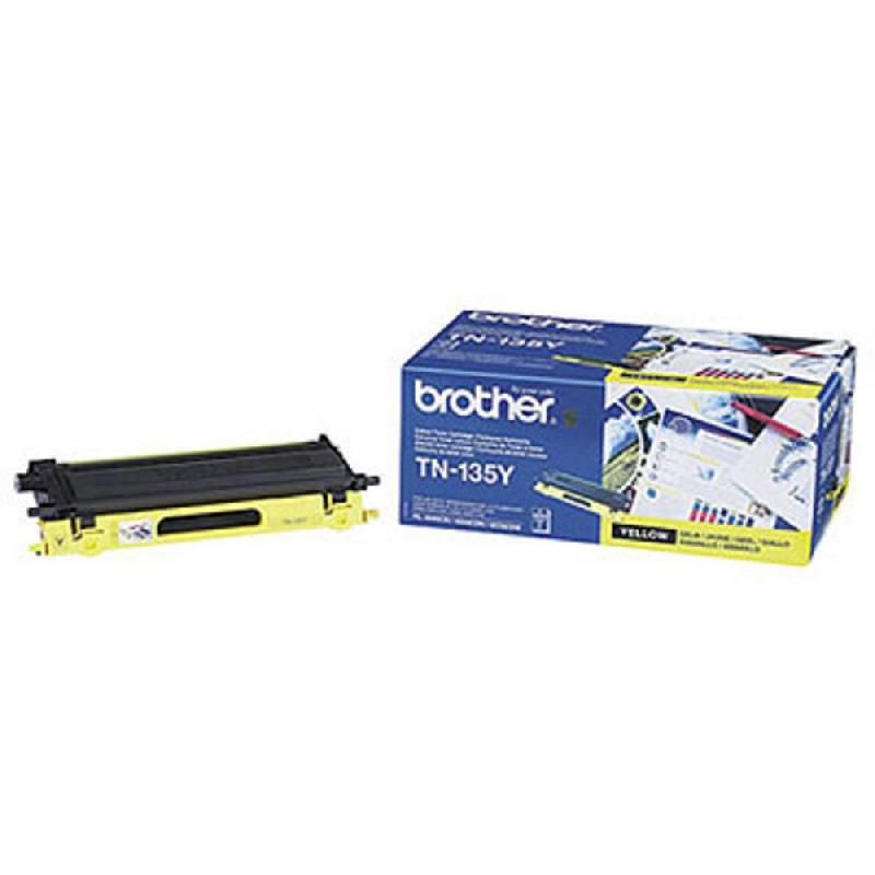 BROTHER TONER ORIGINAL TN-135 J (TN-135Y) - COULEUR: JAUNE