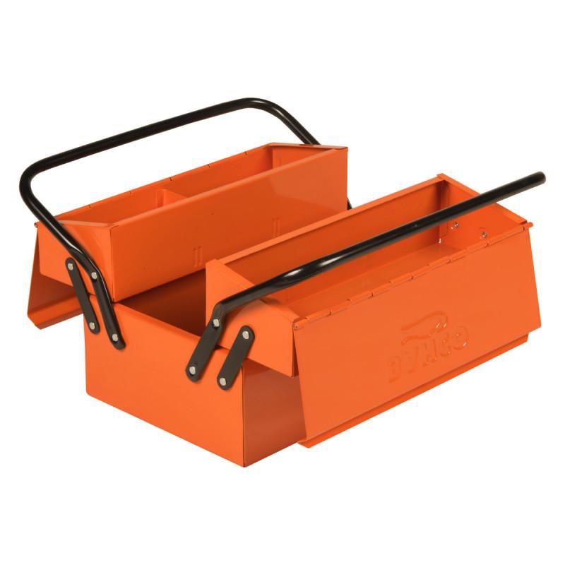 Caisses à outils métalliques avec 3/5 compartiments et possibilité de mettre un cadenas - Bahco | 960100010_0
