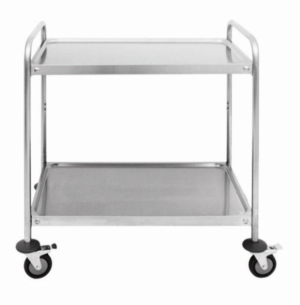 Chariot professionnel 2 etages en inox 1000x500x940mm - THS2R105_0